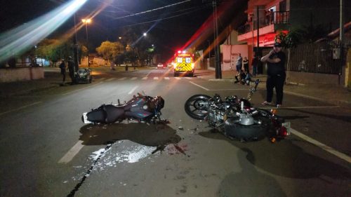 Imagem referente a Forte colisão na Av. Interlagos, deixa motociclistas feridos