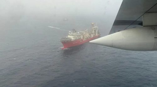 Imagem referente a Submarino de turismo para ver destroços do Titanic desaparece no Atlântico