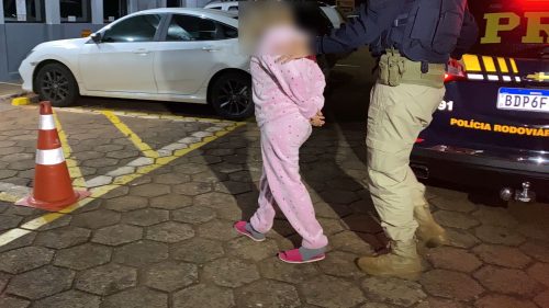 Imagem referente a De pijama e pantufa: mulher é detida com 23 kg de maconha em ônibus de linha