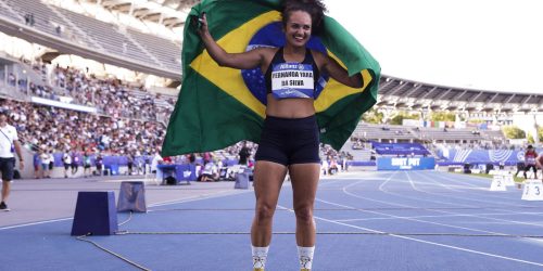 Imagem referente a Mundial: Fernanda Yara é ouro e Brasil sobe ao pódio outras 6 vezes