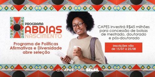 Capes abre inscrições para bolsas de programa de políticas afirmativas