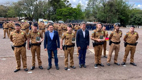 Marcio Pacheco comemora a liberação para instalação do 2º Colégio Militar do Paraná, em Cascavel