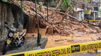 Chuva provoca deslizamentos e Rio permanece em estágio de mobilização