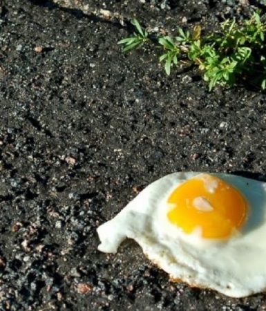 Dá para fritar um ovo no asfalto de tão quente que está Cascavel