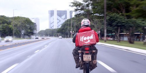 Motoboys fazem paralisação em São Paulo