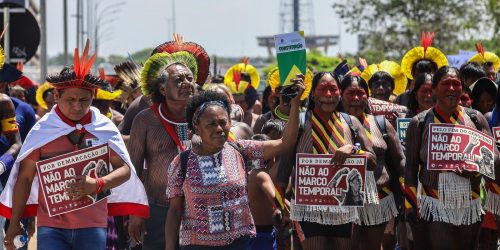 Imagem referente a Ministério dos Povos Indígenas pede veto de projeto do marco temporal