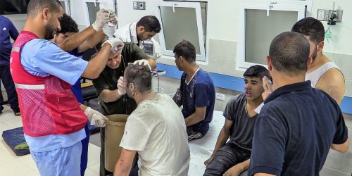 Imagem referente a Profissionais de saúde apelam por resgate de vítimas no Oriente Médio