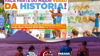 Esporte abre chamamento de profissionais para o Verão Maior Paraná 2023/2024