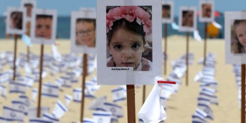 Imagem referente a Um mês após ataque do Hamas, ato no Rio homenageia vítimas de Israel