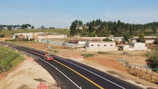 Recuperação da PR-151 em Jaguariaíva já tem novo pavimento