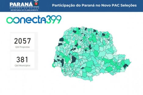 Imagem referente a Com mais de 2 mil projetos, Paraná tem participação de destaque no Novo PAC Seleções