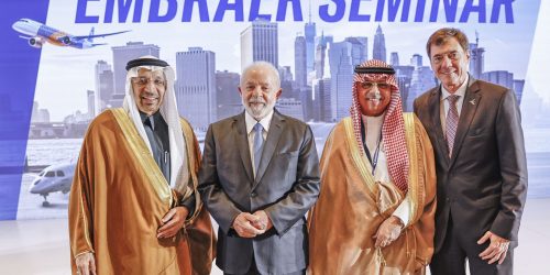 Imagem referente a Embraer assina três acordos de investimentos na Arábia Saudita