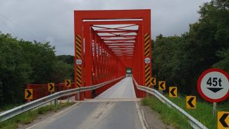 Estado conclui recuperação estrutural da ponte metálica entre Lapa e Campo do Tenente