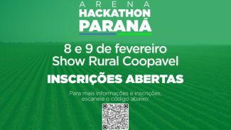Com apoio do Estado e prêmio internacional, Hackathon no Show Rural abre inscrições