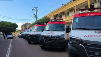 Estado entrega sete novas ambulâncias para reforçar o Samu do Norte Pioneiro