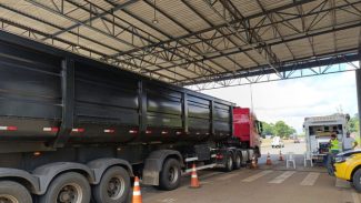 Balança rodoviária do DER/PR ajuda a combater o excesso de carga na PRC-280, no Sudoeste
