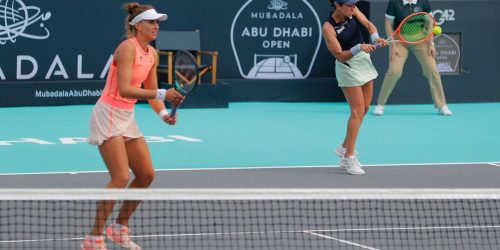 Imagem referente a Bia Haddad e Luisa Stefani voltam a vencer e vão à semi em Abu Dhabi