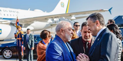 Imagem referente a Presidente Lula chega ao Egito para visita oficial de dois dias