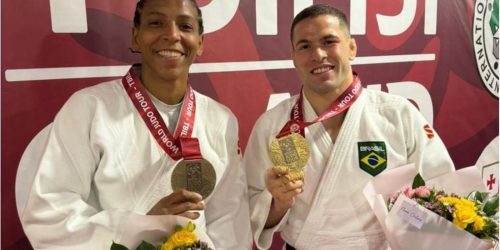 Imagem referente a Rafaela Silva e Willian Lima abrem com bronze o GP de Judô na Geórgia