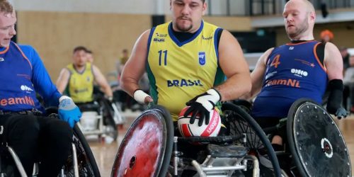 Imagem referente a Brasil fica perto de vaga paralímpica no rúgbi em cadeira de rodas