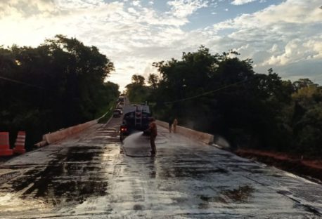 Imagem referente a Com obras aceleradas, DER/PR libera ponte em rodovia entre Paranavaí e Amaporã