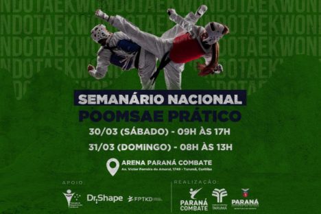 Imagem referente a Complexo Tarumã recebe Seminário de Taekwondo e bicampeão pan-americano