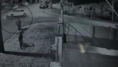 Imagem referente a Câmera registra acidente na Rua Xavantes