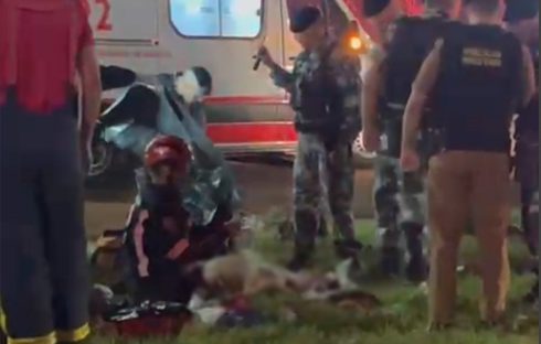 Imagem referente a Acidente após perseguição policial deixa ao menos uma vítima fatal na BR-277 em Guarapuava