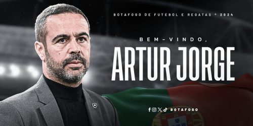 Imagem referente a Botafogo anuncia oficialmente a contratação do técnico Arthur Jorge