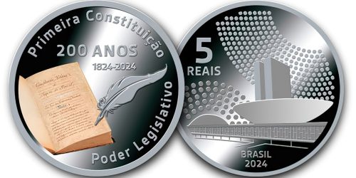 Imagem referente a BC lança moeda comemorativa dos 200 anos da Constituição de 1824