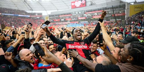 Imagem referente a Bayer Leverkusen fatura título inédito do Campeonato Alemão