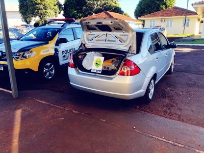 Ford Fiesta vindo do Paraguai é apreendido com carga ilícita