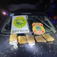Imagem referente a PF de Cascavel e BPFron apreendem cocaína após perseguição na BR-163