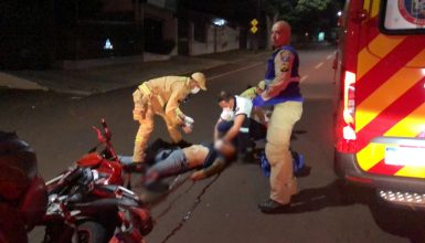 Imagem referente a Motociclista morre em grave colisão com caminhonete no Centro