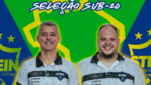 Imagem referente a Stein Cascavel tem dupla convocada para a Seleção Brasileira Sub-20 de Futsal