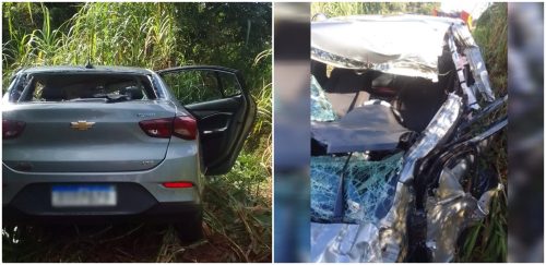 Imagem referente a Motorista fica gravemente ferido em acidente na BR-163 em Santo Antônio do Sudoeste