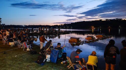 Domingão de pesca e lazer no Lago Municipal de Cascavel