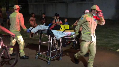 Imagem referente a Adolescente sofre lesão grave na perna após ser atropelado no Brasília