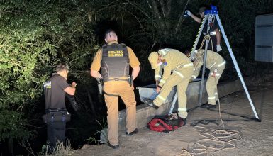 Imagem referente a Homem com tornozeleira é encontrado morto dentro de rio em Laranjeiras do Sul