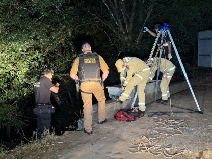 Imagem referente a Homem com tornozeleira é encontrado morto dentro de rio em Laranjeiras do Sul