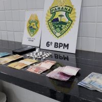 Imagem referente a Idoso é preso em bar de Campo Bonito com cocaína e dinheiro