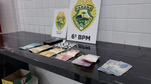 Imagem referente a Idoso é preso em bar de Campo Bonito com cocaína e dinheiro