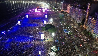 Imagem referente a Show de Madonna reúne 1,6 milhão de pessoas em Copacabana