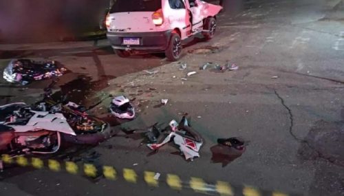 Retornando do trabalho, motoboy morre em acidente de trânsito
