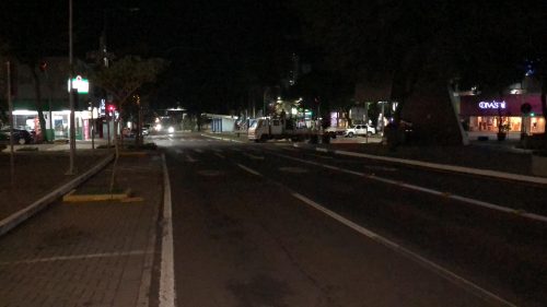 Imagem referente a Avenida Brasil no escuro! Internautas cobram iluminação na principal via da cidade