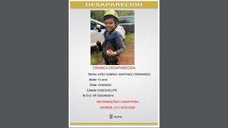 Polícia Civil amplia buscas de garotinho de 10 anos que desapareceu durante a madrugada