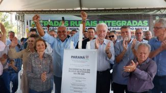 Estado inaugura pavimentação de estrada que liga Paraíso do Norte a Nova Aliança do Ivaí
