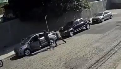Imagem referente a Vídeo: Homem tenta impedir assalto e leva tiro na cabeça