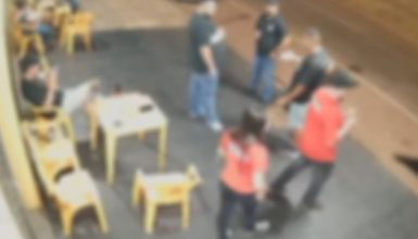 Imagem referente a Vídeo mostra dono de tabacaria sendo morto em Goioerê