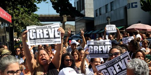 Imagem referente a Servidores de hospitais federais pedem reajuste salarial em ato no Rio